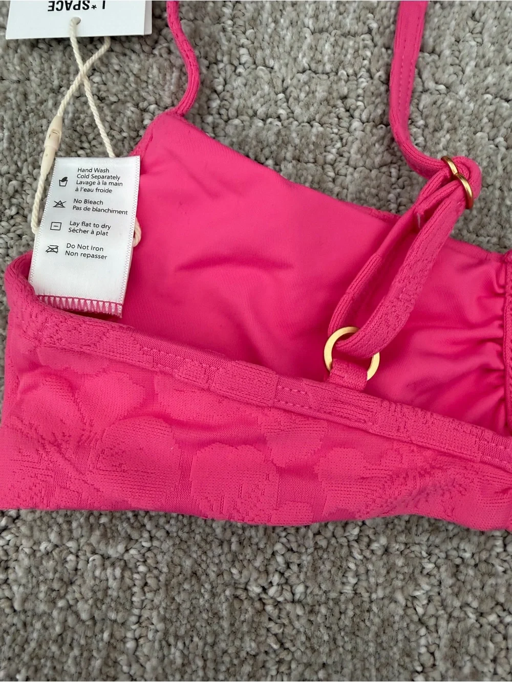 L*Space Peyton Pink Women's Swim Top